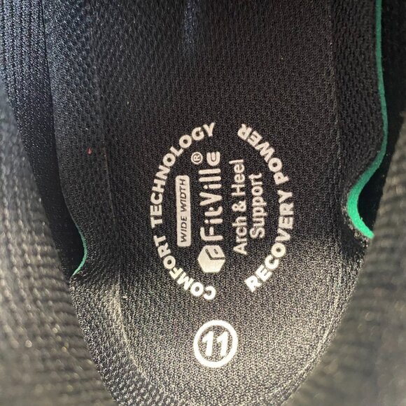 FitVille Men's Sneakers rebound core‎ v1,Size 11EEW,Black,Comfort Technology - Picture 5 of 15